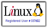 Registered Linux User #337602